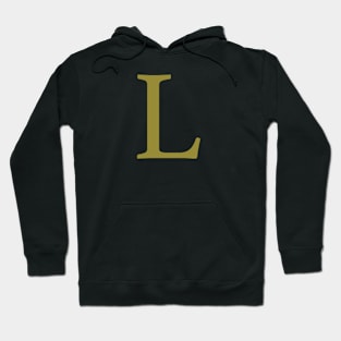 L letter Hoodie